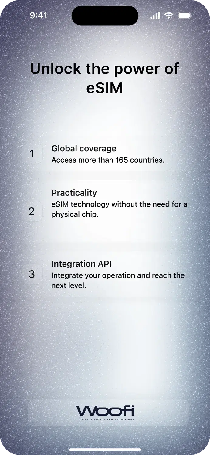 Woofi eSIM App